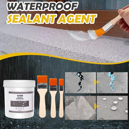 21 OZ (600g) Jaysuing Invisible Waterproof Agent, Waterproof Sealant, Transparent Rainproof Coating, Water-Resistant Anti-Leakage Agent, Transparent Repairing Leak Water-Resistant Adhesive - style: 21OZ