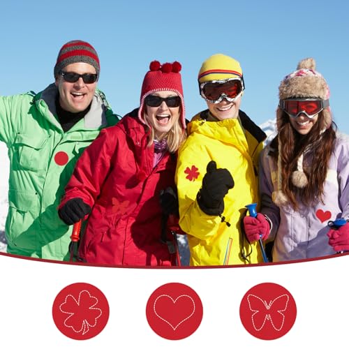 Down Jacket Patches Nylon Repair Tape Self-Adhesive Repair Patch | Pre-Cut, Waterproof Tear-Resistant Rip-Stop Nylon Fabric Patches to Fix Holes in Clothing, Sleeping Bags - color: Red