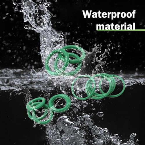 270PCS Seal Gasket Washer, Car Air Conditioning Compressor Seal O-Ring Assortment Kit, 18 Sizes Car Air Conditioning AC O Ring Kit, Universal Vehicle Repair Tool for Door, Window, Home Appliances