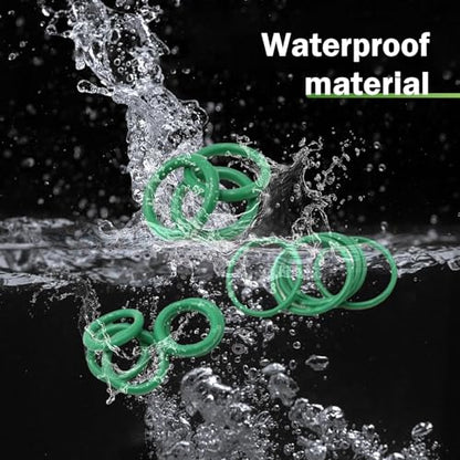 270PCS Seal Gasket Washer, Car Air Conditioning Compressor Seal O-Ring Assortment Kit, 18 Sizes Car Air Conditioning AC O Ring Kit, Universal Vehicle Repair Tool for Door, Window, Home Appliances