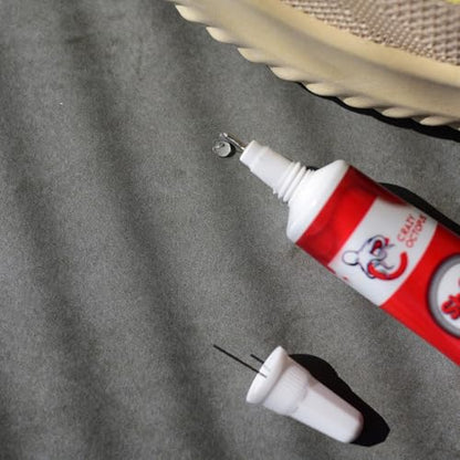 Shoe Glue, Strong, Clear Shoe Repair Glue for Sneakers, Boots, Handbags, Soles, Heels, Works on Leather, Rubber, Canvas, 15ml Tube x 2 - color: 30g