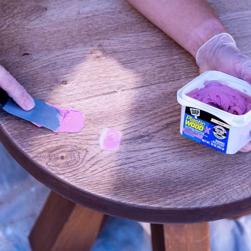 DAP Plastic Wood-X with DryDex Wood Filler, Natural, 16 Oz (7079800542) - size: 16 oz