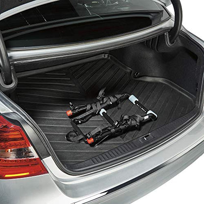 Allen Sports Deluxe 2-Bike Trunk Mount Rack, Model 102DN-R, Black - color: Red/ Black, size: 2-Bike, style: Bike Rack