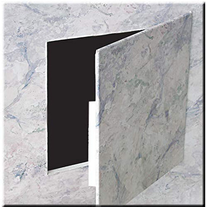 Watts 8 X 8 Inch Spring Fit Access Panel Polystyrene Wall Hole Cover for Drywall - size: 8 Inch X 8 Inch