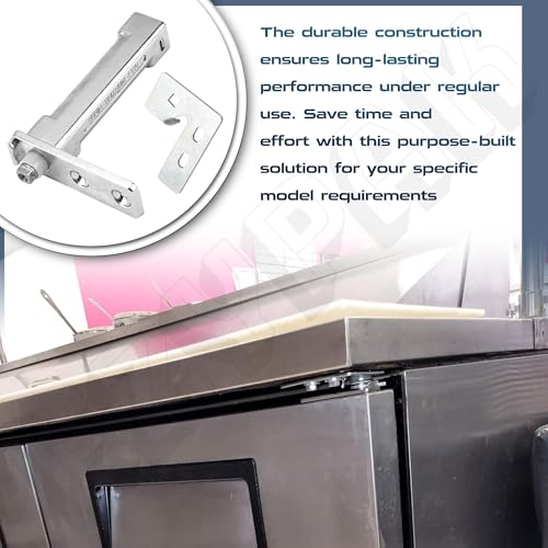 Refrigerator Door Hinge Cartridge Kit - Fits 870837 Right - Heavy Duty Metal Replacement Parts with Complete Matching Screws - Easy Install Hinge Doctor Solution