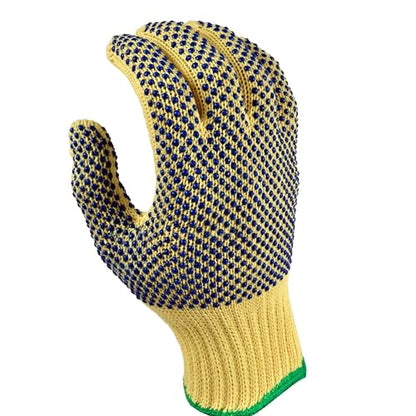G & F Products 1670L Yellow Kevlar Knit Cut Resistant Work Gloves, Protective Gloves to Secure Hands From Scrapes, Cuts In Kitchen, Wood Carving, Carpentry & DEA - size: Large (Pack of 1)