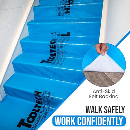 Temporary Floor Protection for Renovation, Painting, Construction - 40" x 90 ft, Covers 300 sqft (10, Pounds)