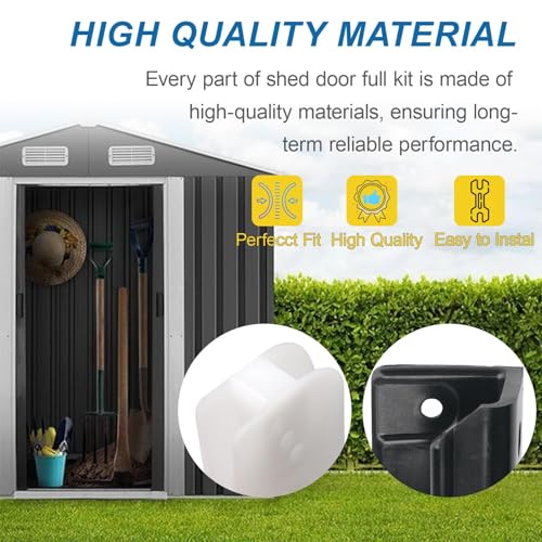 EAORBD Door Tune-Up Kit for Arrow Shed Storage Products, Shed Door Handle Kit Dk100-A 2-Pack - size: 2 Pack