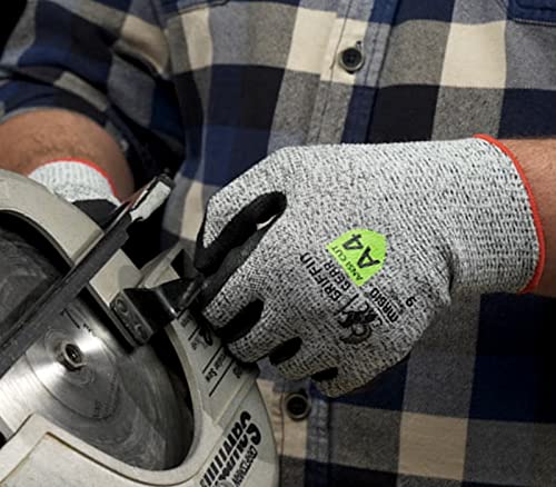MAGID Griffin Gear ANSI A4 Liquid Repellent Nitrile Work Gloves, 48 Pairs, Size 7/Small (GPD456) - color: Foam Nitrile Coating, size: 7/Small, style: 48 Pair