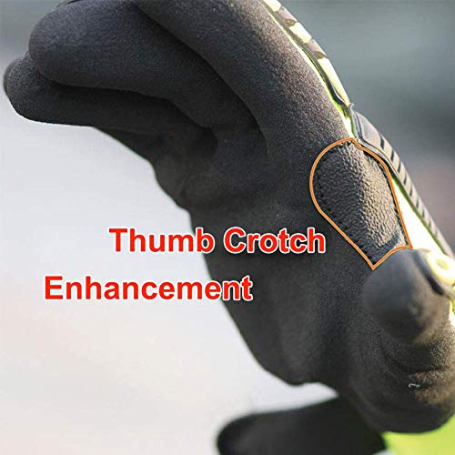 Anti-Vibration Heavy Duty Safety Work Gloves,Cut Resistant Safety Anti Impact Gloves,Excellent Grip. - size: X-Large (Pack of 1)