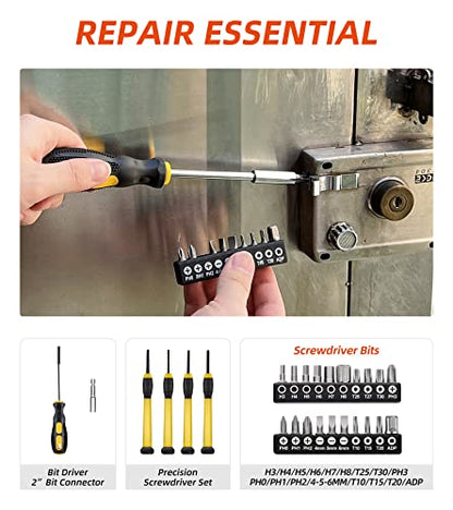40-Piece Tool Set - General Household Hand Tool Kit with Plastic Toolbox Storage Case… - style: 40 Piece