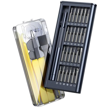 AXTH [Upgraded & Best] 38in1 Small Precision Screwdriver Set, [Military Grade Durability] Magnetic Mini Tool Kit for Core Tech Enthusiasts & DIYers | Repair Phone/Computer/Watch/Laptop/Macbook/More - style: 38in1