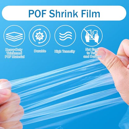 Window Insulation Kit, 63 × 394 Inch and 87 x 110 inch Plastic Window Covering for Winter, Window Insulation Film Window Wrap Insulation Windows Winterizing Kit with Double-Sided Tape - size: 63 × 394 Inch and 87 x 110 inch