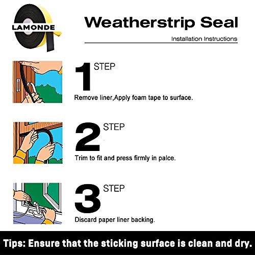 Neoprene Weather Stripping -2" W x 1/8" T- Self Adhesive Foam Rubber Seal Strip Tape for Sliding Door Window Insulation - size: 2in X 1/8in - 32ft