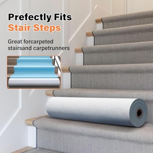 Temporary Floor Protection for Construction, Painting, Renovation, Protector Film for Hardwood Floors, Surface Carpet Protection Film, Tile&Hard Protection Covers 325 sqft - style: 39" x 100'-Blue