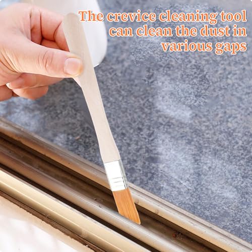 Piriuuo 10 Pcs Small Paint Brush for Walls, 1 Inch Touch Up Paint Brushes Prune Painting Tool Paints and Chip Brushe Angle Brushes for Stains, Varnishes, Watercolor, Wood, Wall, Furniture