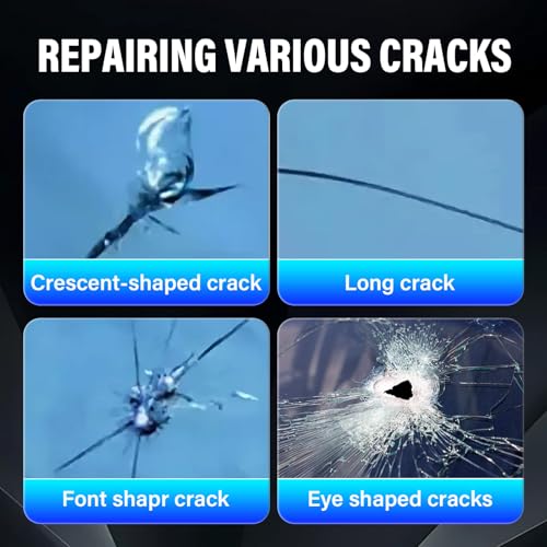 2Pcs Upgraded Windshield Crack Repair Kit, 2025 New Cracks Gone Glass Repair Kit, Professional Windshield Chip Repair, Windshield Repair Kit for Daily Vehicle Maintenance