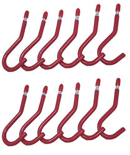 Tetra-Teknica Hardware Screw-in Garage Storage Ceiling Hooks, 12 per Pack