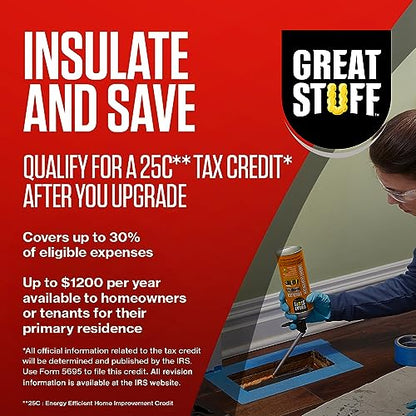 Great Stuff Pro Gaps & Cracks 24 oz Complete Kit – 12-Pack Foam Sealant with AWF PRO 2 ft Professional Spray Foam Gun & 2 Cans of Great Stuff Pro Cleaner - style: 2 ft Pro Gun