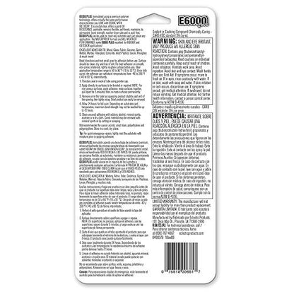 E6000 Eclectic 570110, Clear 0.9 Fl Oz E6000+Plus Multipurpose Adhesive