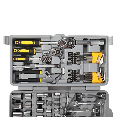 205pcs Tool Set, House Repair Kit Set, Household Hand Tool Set, General Home/Auto Repair Tool Set, Storage Case Socket Wrench Sets for Home Maintenance, Perfect for Handyman, Homeowner