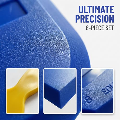 8 PCS Silicone Caulking Tools, Sealant Grout Finishing Kit for Bathroom Kitchen, Caulk Smoothing Tool Set, Grout Tool for Tile and Grout Smoothing