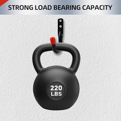 6 PCS Heavy Duty Garage Wall Hooks for Hanging, Loading Capacity 200 LBS for Storage Hooks, 3.8inch Hanging Hook for Garage Organization,Wall Mount Utility J Hook with Wall Anchors and Screws - style: 6 Pack-3.8"