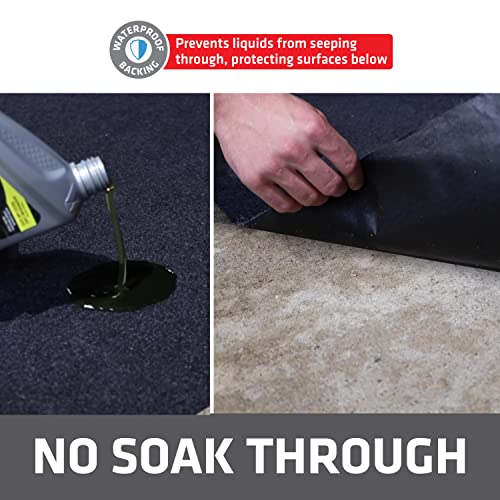 Drymate XL Oil Spill Mat (36" x 59") (2-Pack), Premium Absorbent Oil Pad, Reusable, Washable, Durable, Waterproof Backing Contains Liquids, Protects Garage Floor Surface (USA Made) - size: 36" x 59" (2-Pack)