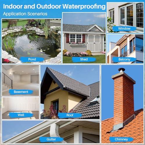 Invisible Waterproof Agent 17.6 Oz, Transparent Waterproof Coating Adhensive Leak Repairing, Water-Based Clear Liquid Water Proof Sealant - style: 17.6 OZ
