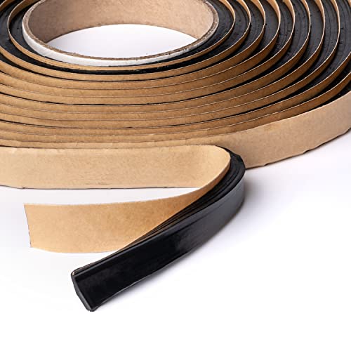 Second Skin Butyl Tape – 1 Roll (20ft x 1/2” x 1/4”) | Black Butyl Sealant Tape for RV, Auto, Marine, Headlight Repair, Window Glazing Tape | Weatherproof & Waterproof, Indoor & Outdoor, Made in USA - size: 1 Butyl Tape