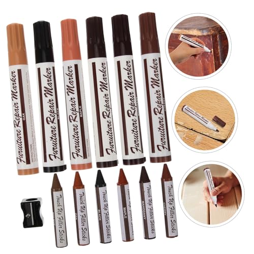 Mobestech Portable Paint Markers 1 Set Furniture Touch-up Pens Wood Scratch Repair