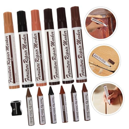 Mobestech Portable Paint Markers 1 Set Furniture Touch-up Pens Wood Scratch Repair