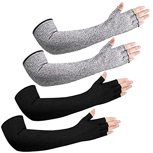 Sintege Anti Cut Protective Sleeves Arm Sleeves Safety Cut Resistant Gloves