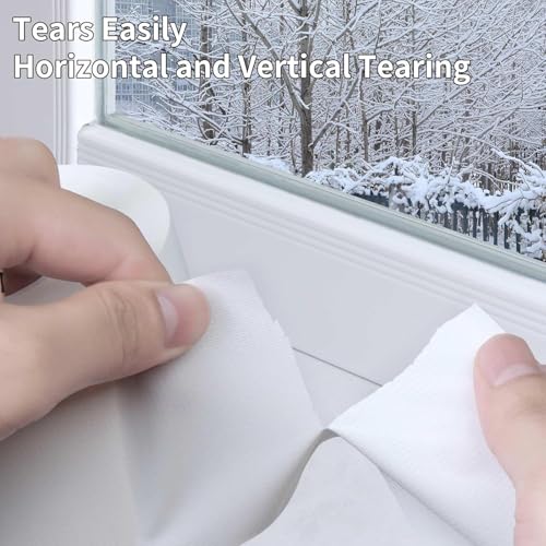 3Pack Duct Tape Heavy Duty Single Sided, Strong Adhesive High Strength, Waterproof Mesh Tape for Indoor Outdoor Repairing Sealing Bonding, Easy Use Hand Tearable, 1.57 Inch x 33 Feet, White - size: 3 Pack x 1.57″ x 33 FT