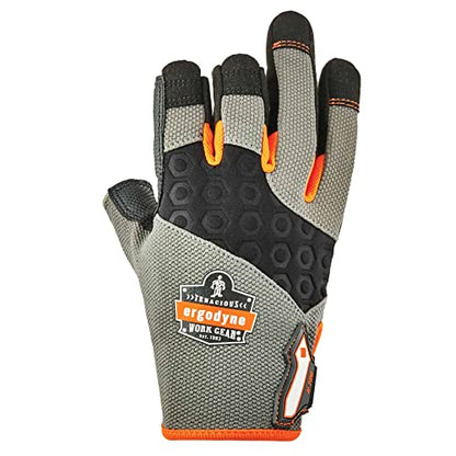 Ergodyne Medium Pack of 1 Heavy-Duty Framing Gloves, Gray, Unisex - size: Medium
