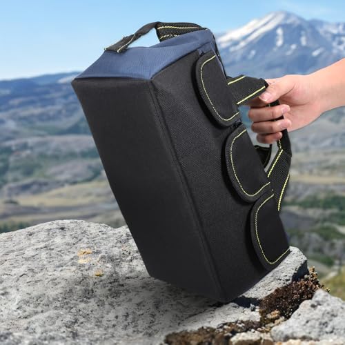 3 Pack Wide Mouth Tool Bag, 13 Inch Waterproof Power Tools Organizer Heavy Duty Drill Bag Electrician Tool Tote for Professionals, Construction Electricians Carpenter and DIY Enthusiasts