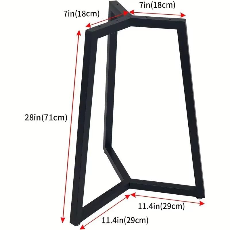 Metal Round Table Legs 28 Inch Metal Coffee Table Legs for Table,Furniture Leg, Black - color: 28" Table Legs 5, size: 28" X 18.5"