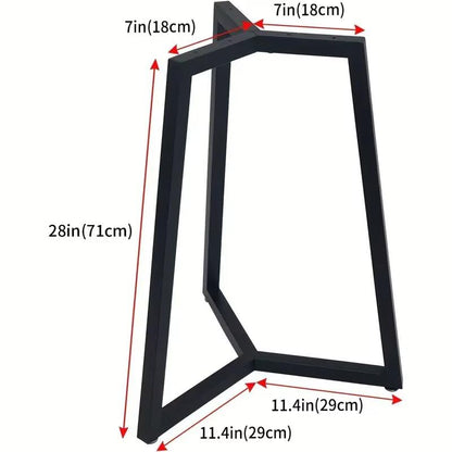 Metal Round Table Legs 28 Inch Metal Coffee Table Legs for Table,Furniture Leg, Black - color: 28" Table Legs 5, size: 28" X 18.5"