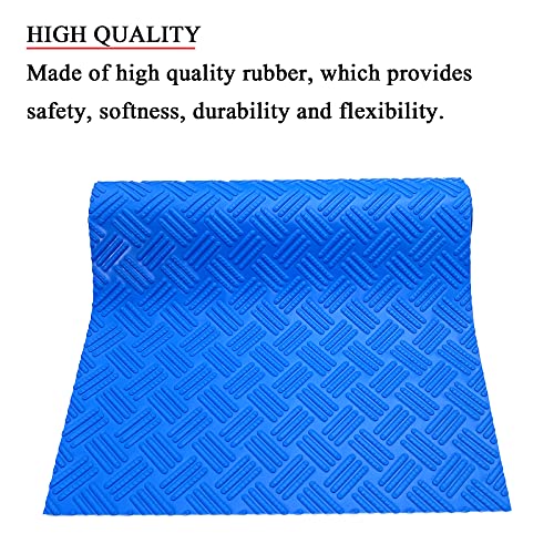 Swimming Pool Ladder Mat - Protective Pool Ladder Pad Step Mat with Non-Slip Texture, Blue Medium Blue Medium Pool Step Mat, Pool Liner Protection Mat (36 X 36 inch) - size: 36 X 36 inch