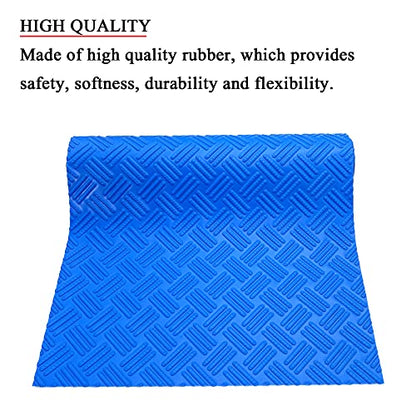 Swimming Pool Ladder Mat - Protective Pool Ladder Pad Step Mat with Non-Slip Texture, Blue Medium Pool Step Mat 45 inch X 45 inch - size: 45 X 45 inch