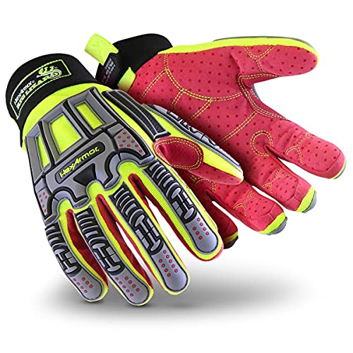 HexArmor Cut and Heat Resistant Impact Protection Work Gloves | Rig Lizard® Series 2028X | Small - color: Rig Lizard 2028 | Mudgrip Palm, size: Small (Pack of 1)