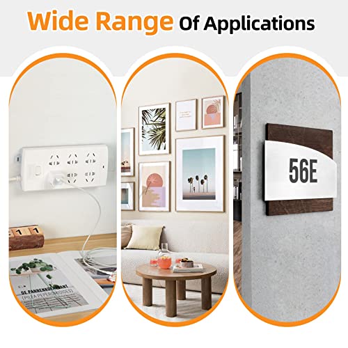 Summerbrite Picture Hanging Strips,Picture Hanger Kit, Removable Damage Free,Picture Hanging Hooks,Black Medium(40Pack) - size: Medium 20 Pairs, style: Black