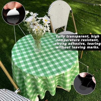 Double Sided Tape for Walls, Clear Removable Mounting Dots, 60 Pcs Invisible Adhesive for Hanging Posters, Photos & Lightweight Art in Dorm Rooms, Rentals & Offices
