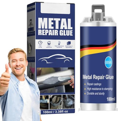 Strong Foundry Glue,Metal Repair Glue,Enhanced CastingGlue,high temperatureGlue for Metal,Enhanced CastingGlue Plastic Repair for Repairing All Surfaces (1pc) - color: 1pc
