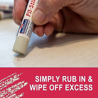 Mohawk Fil-Stik Wax Putty Stick for Wood Repair, Antique White M230-0412, 1 Count