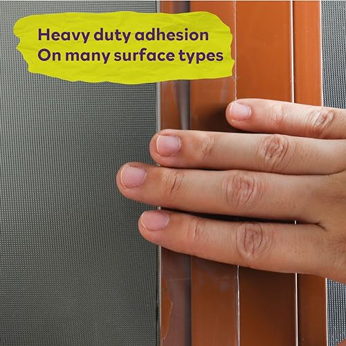 ATack Transparent Window Weather Sealing Tape, 2-Inch x 30 Yards, Clear Window Draft Isolation Sealing Film Tape- No Residue, Surface-Safe, Wood-Safe, Removes Cleanly (Pack of 2) - size: 2" x 30 Yards (Single Pack) (Pack of 2)