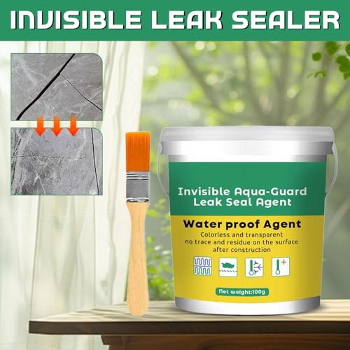 2024 New Invisible Waterproof Agent Set, Upgrade Super Strong Transparent Waterproof Coating Agent, Anti-Leakage Agent Transparent Leakage Protection Glue Repairing Leak Waterproof Adhesive (1)