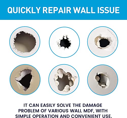BONCART Wall Spackle & Drywall Repair Patch Kit with Mending Agent Putty, Repair Paste Plaster, Scraper & Sanding Sponge for Wall Crack/Nail Hole - style: 1Pack & Wall Patch
