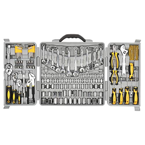 205pcs Tool Set, House Repair Kit Set, Household Hand Tool Set, General Home/Auto Repair Tool Set, Storage Case Socket Wrench Sets for Home Maintenance, Perfect for Handyman, Homeowner