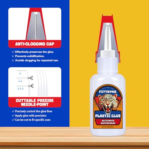 3D Printer Glue Super Plastic Glue 30 g, Super Glue for Plastic, Strong Fast Drying Clear Heavy Duty Waterproof Adhesive for Toys, Miniatures, Model, Acrylic, PVC, PLA, ABS,PETG,TPU - style: Plastic Glue & 3D Printer glue